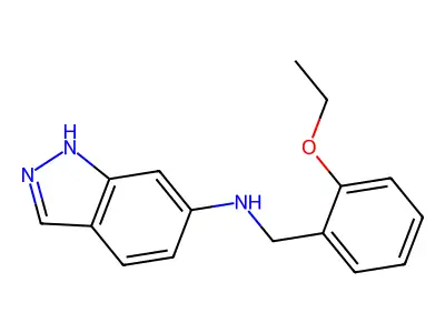 N-[(2-ethoxyphenyl)methyl]-2H-indazol-6-amine structure