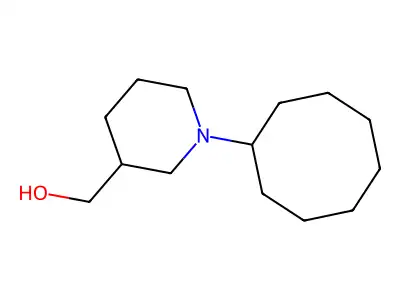 (1-Cyclooctylpiperidin-3-yl)methanol structure