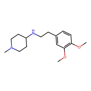 [2-(3,4-Dimethoxy-phenyl)-ethyl]-(1-methyl-piperidin-4-yl)-amine structure