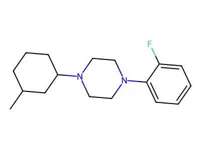 1-(2-Fluorophenyl)-4-(3-methylcyclohexyl)piperazine structure