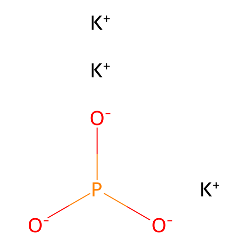 phosphorous acid, tripotassium salt structure