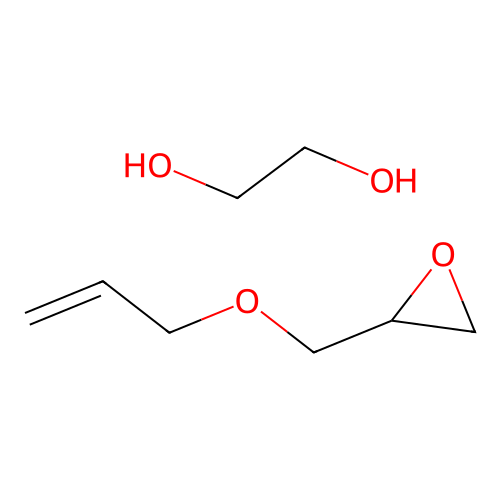 Ethane-1,2-diol--2-{[(prop-2-en-1-yl)oxy]methyl}oxirane (1/1) structure