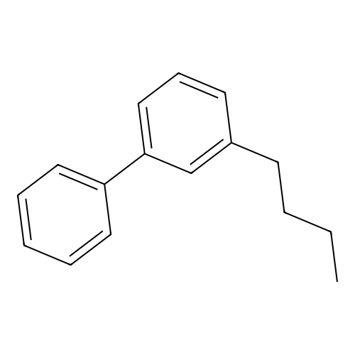 3-Butylbiphenyl structure