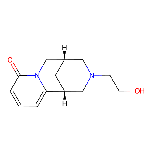 (1R,9S)-11-(2-hydroxyethyl)-7,11-diazatricyclo[7.3.1.02,7]trideca-2,4-dien-6-one structure