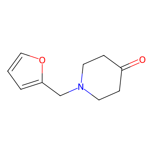 1-((Furan-2-yl)methyl)piperidin-4-one structure