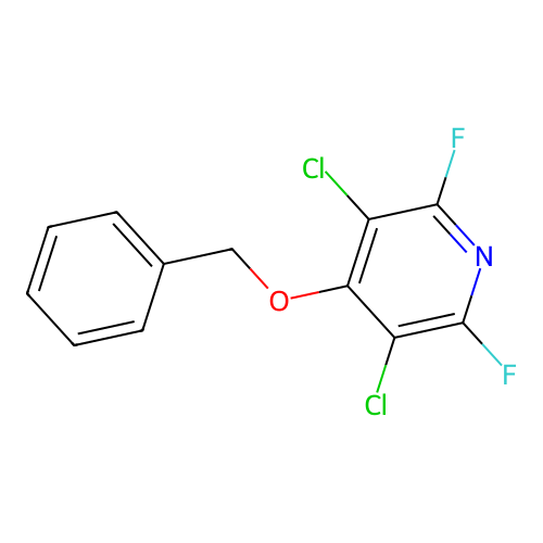 3,5-Dichloro-2,6-difluoro-4-benzyloxypyridine structure