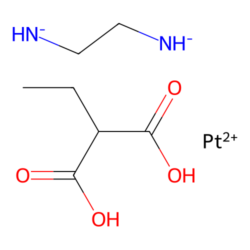 Platinum,2-ethanediamine-N,N')(ethylpropanedioato(2-)-O,O')-, (SP-4-2)- structure