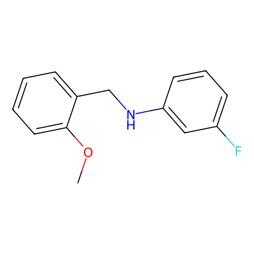 (3-Fluorophenyl)(2-methoxybenzyl)amine structure