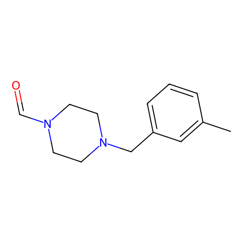 4-(3-Methylbenzyl)-1-piperazinecarbaldehyde structure