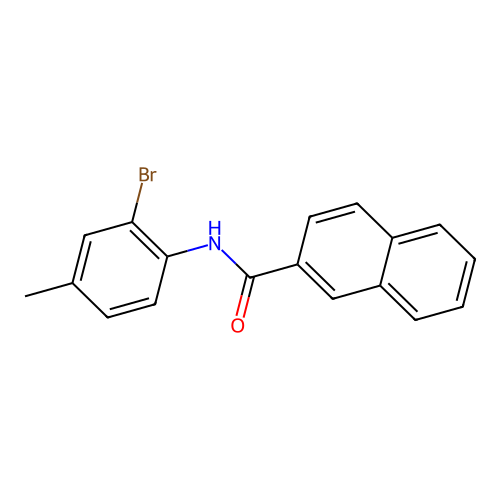N-(2-Bromo-4-methylphenyl)-2-naphthamide structure