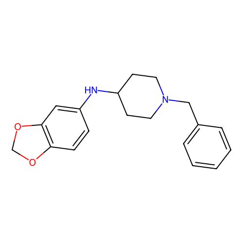 N-(Benzo[d][1,3]dioxol-5-yl)-1-benzylpiperidin-4-amine structure