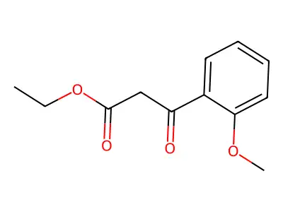 Ethyl (2-methoxybenzoyl)acetate structure