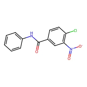 4-Chloro-3-nitrobenzanilide structure