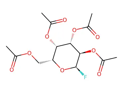 2,3,4,6-tetra-o-Acetyl-alpha-D-galactopyranosyl fluoride structure