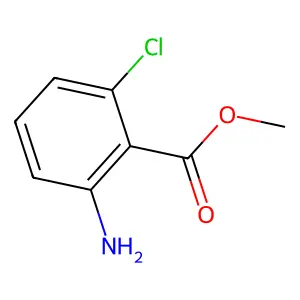 Methyl 2-amino-6-chlorobenzoate structure