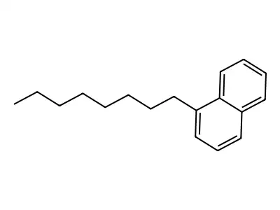 1-Octylnaphthalene structure