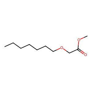 Methyl 2-heptoxyacetate structure