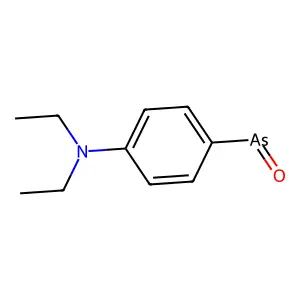 Aniline, p-arsenoso-N,N-diethyl- structure