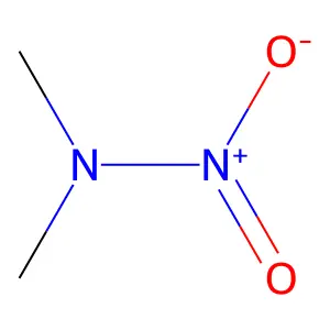 二甲基硝胺 structure