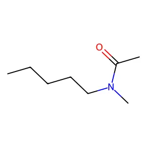 Methylpentylacetamide structure