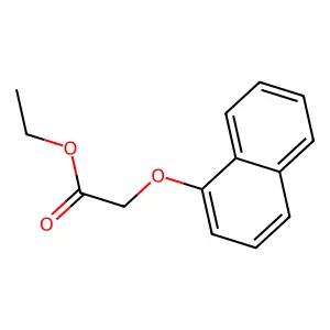 Ethyl 2-(naphthalen-1-yloxy)acetate structure