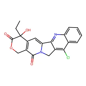 7-Chlorocamptothecin structure
