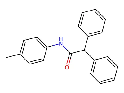 2,2-Diphenyl-N-P-tolyl-acetamide structure