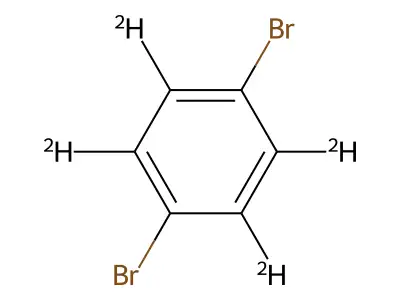 1,4-Dibromobenzene-d4 structure