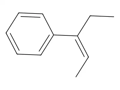 3-Phenyl-2-pentene structure