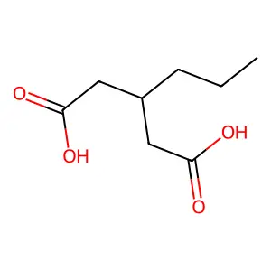 3-Propylpentanedioic acid structure