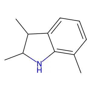 2,3,7-Trimethylindoline structure