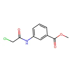 Methyl 3-(2-chloroacetamido)benzoate structure