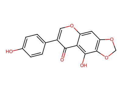 德鸢尾素 structure