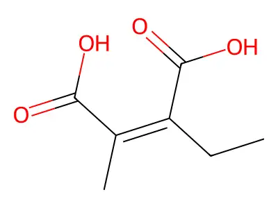 2-乙基-3-甲基丁烯二酸 structure