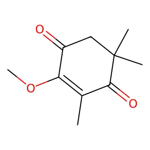 2-Methoxy-3,5,5-trimethylcyclohex-2-ene-1,4-dione structure