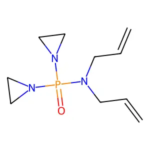 Phosphine oxide, bis(1-aziridinyl)diallylamino- structure