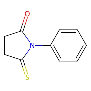 1-Phenyl-2-thiosuccinimide structure