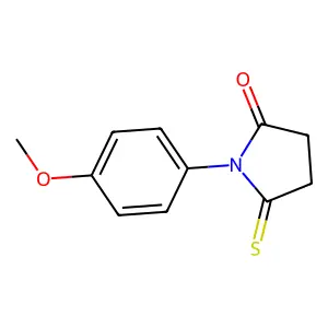 1-(p-Anisyl)-2-thiosuccinimide structure