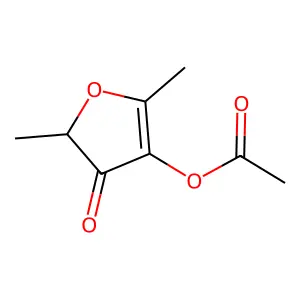 4-acetoxy-2,5-dimethyl-3(2H)-furanone structure