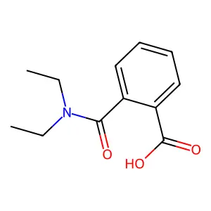 2-(Diethylcarbamoyl)benzoic acid structure