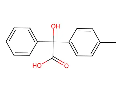Hydroxy-phenyl-P-tolyl-acetic acid structure