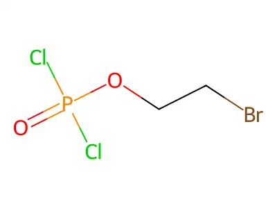 (2-Bromoethoxy)phosphonoyl dichloride structure