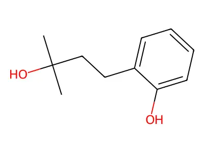 2-(3-Hydroxy-3-methylbutyl)phenol structure