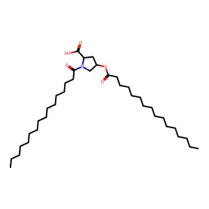 Dipalmitoyl hydroxyproline structure