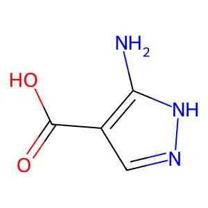 3-氨基-1H-吡唑-4-甲酸 structure