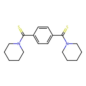 [4-(Piperidine-1-carbothioyl)phenyl]-piperidin-1-ylmethanethione structure