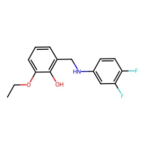 2-{[(3,4-Difluorophenyl)amino]methyl}-6-ethoxyphenol structure