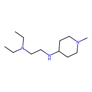N,N-Diethyl-N'-(1-methyl-piperidin-4-yl)-ethane-1,2-diamine structure