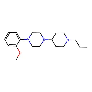 1-(2-Methoxyphenyl)-4-(1-propylpiperidin-4-yl)piperazine structure