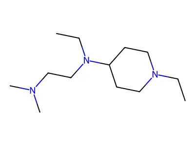 1,2-Ethanediamine,N-ethyl-N-(1-ethyl-4-piperidinyl)-N,N-dimethyl-(9CI) structure